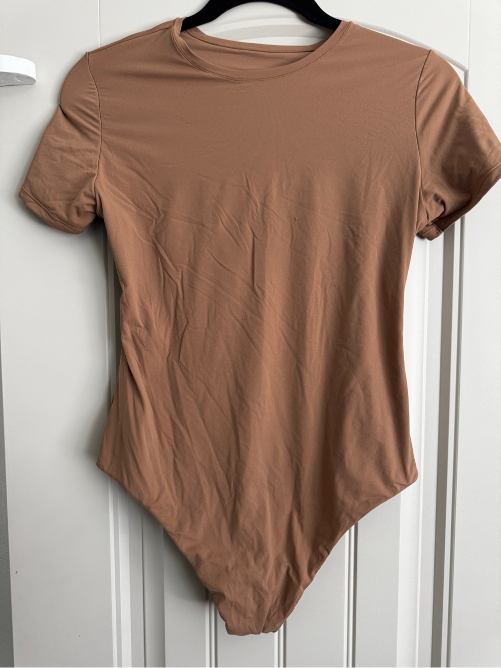 Auden Short-Sleeve Bodysuit - Brown Tan
